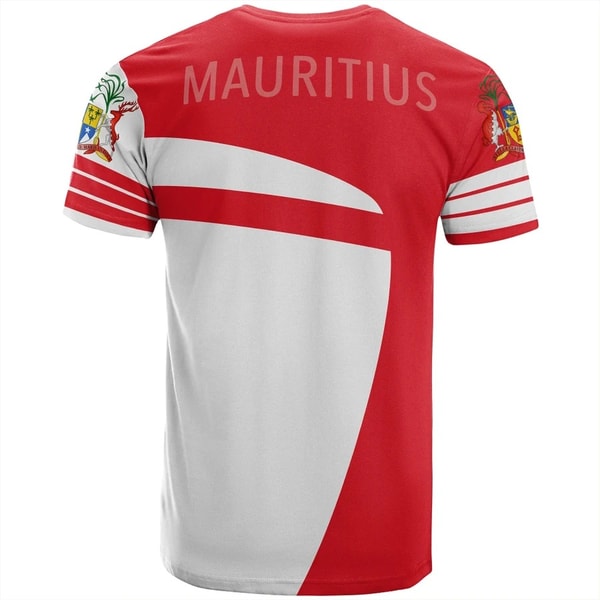 Mauritius T-Shirt Sport Premium, African T-shirt For Men Women
