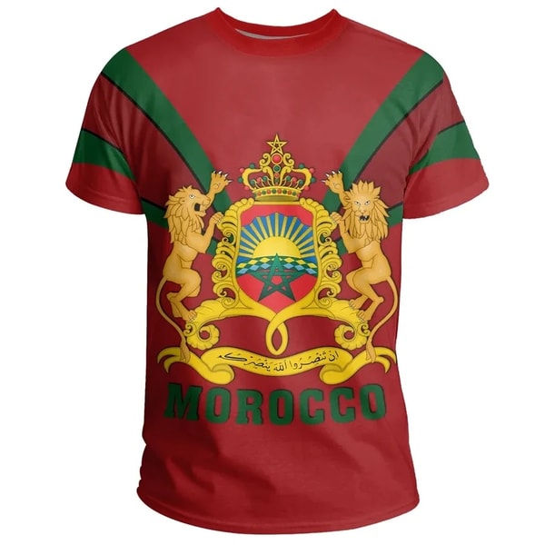 Morocco T-Shirt Tusk Style, African T-shirt For Men Women