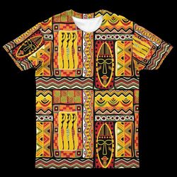 hippie african t-shirt, african t-shirt for men women
