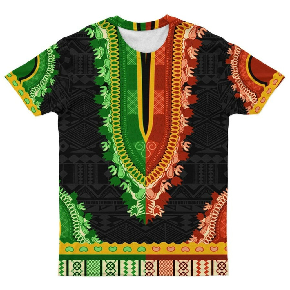 Dashiki Half 3 T-shirt, African T-shirt For Men Women