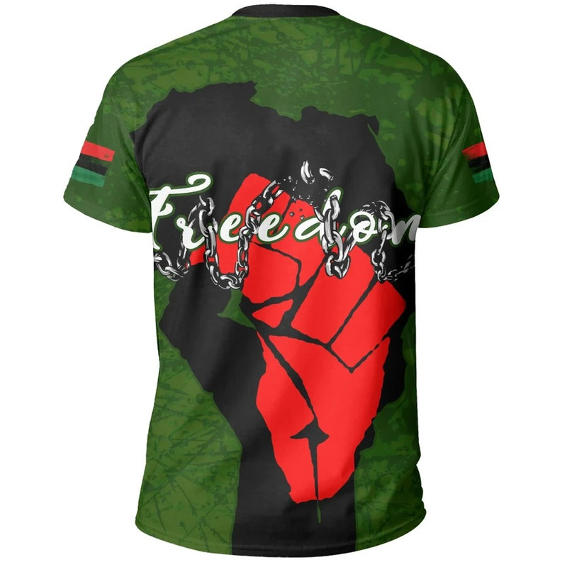 Freedom Fighter Tee, African T-shirt For Men Women