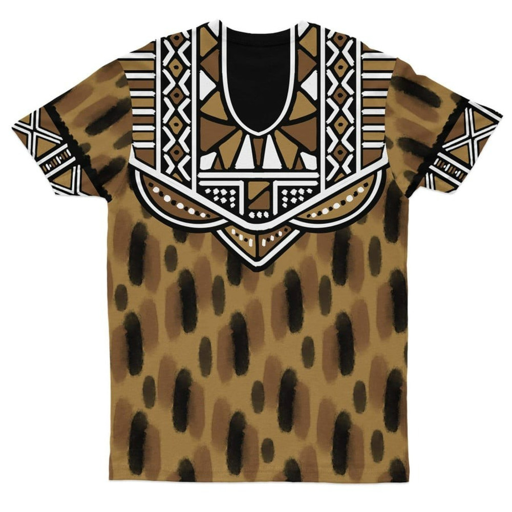 Printed Mudcloth Dashiki T-shirt, African T-shirt For Men Women