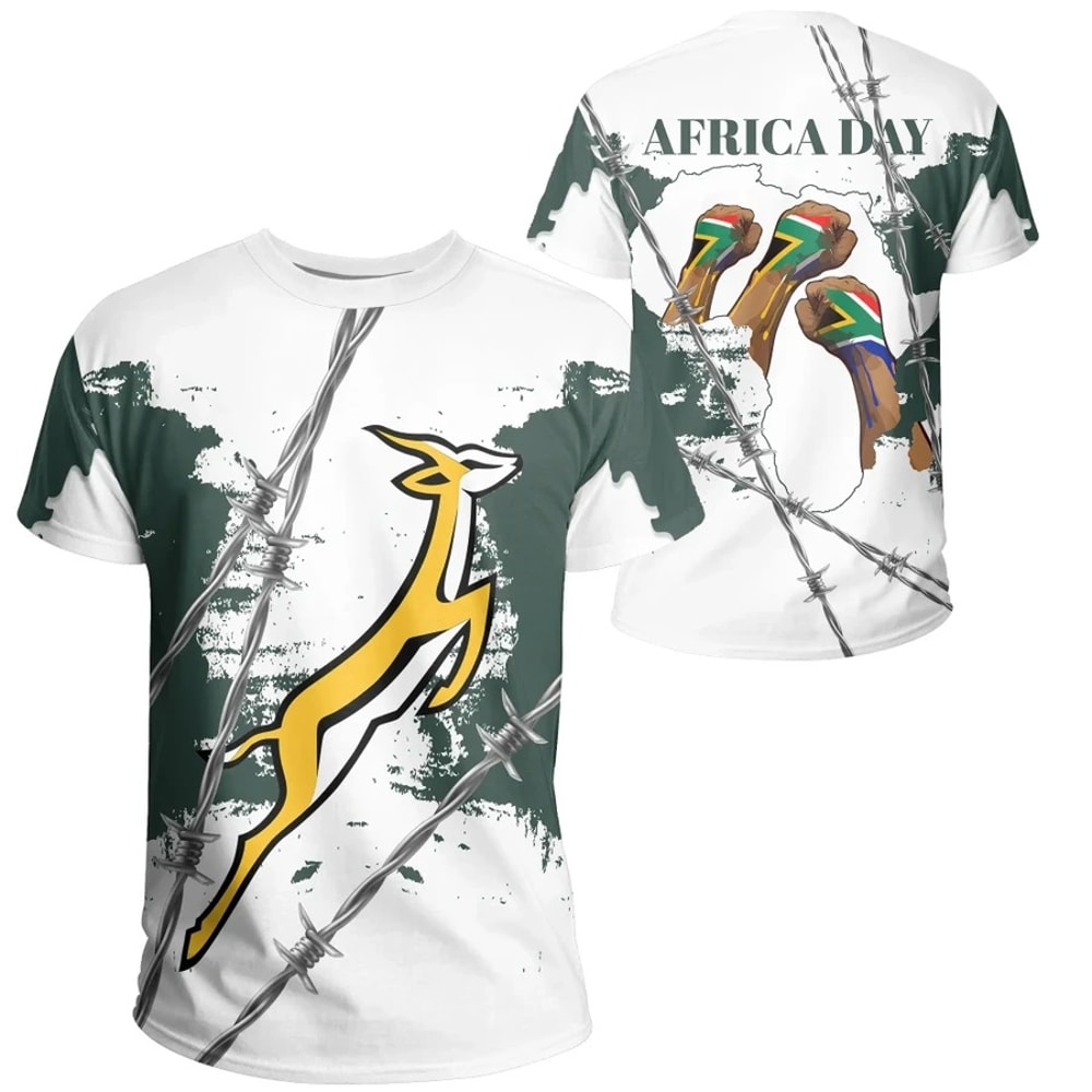 South Africa In Africa Day - White, African T-shirt For Men Women