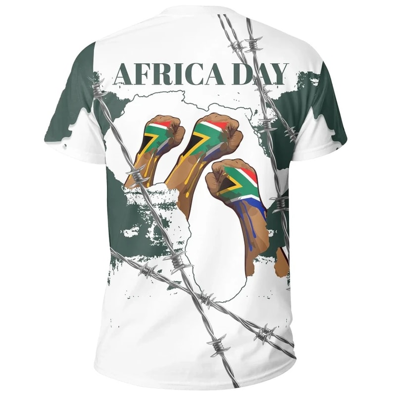 South Africa In Africa Day - White, African T-shirt For Men Women