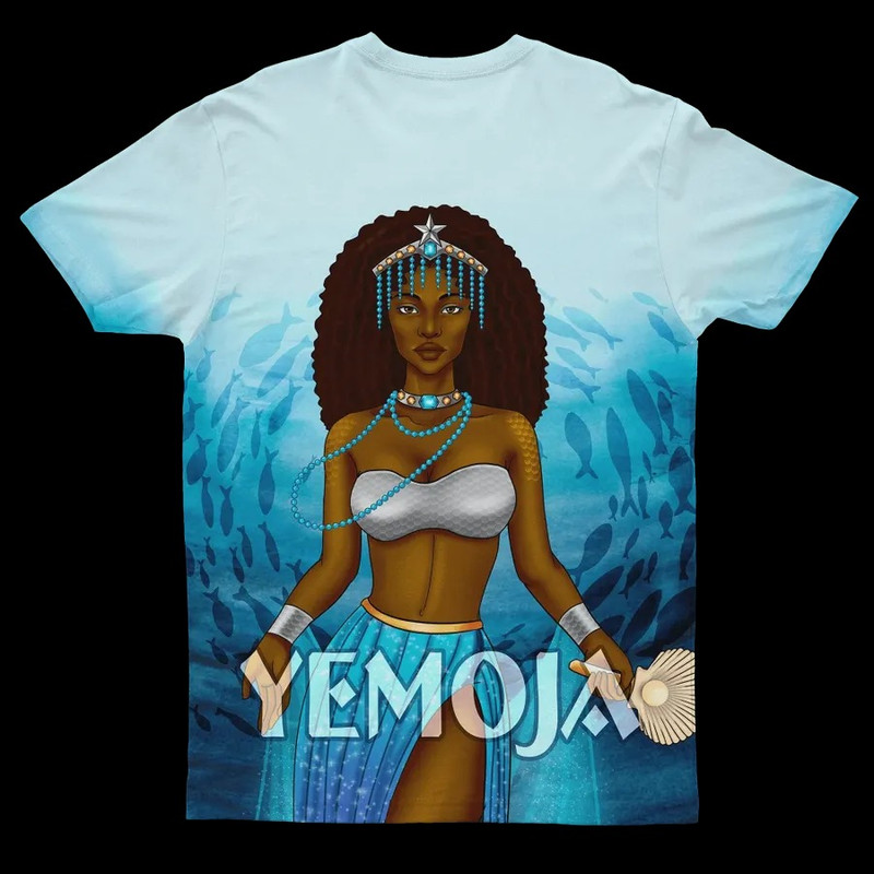 Yemoja T-shirt, African T-shirt For Men Women