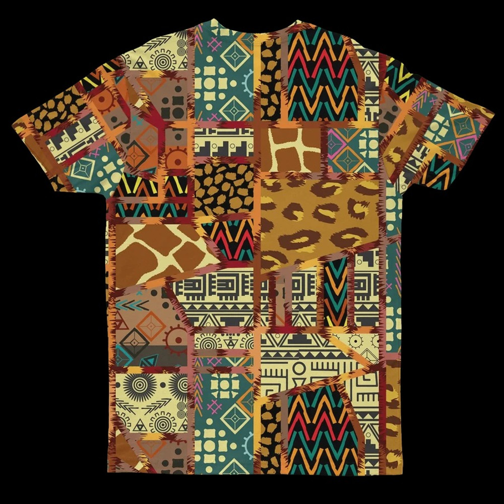 African Quilting T-shirt 01, African T-shirt For Men Women