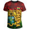 Ghana Kente Tee, African T-shirt For Men Women
