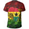 Ghana Kente Tee, African T-shirt For Men Women