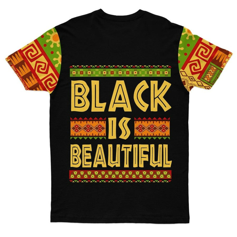 BLACK IS BEAUTIFUL T-shirt 01, African T-shirt For Men Women