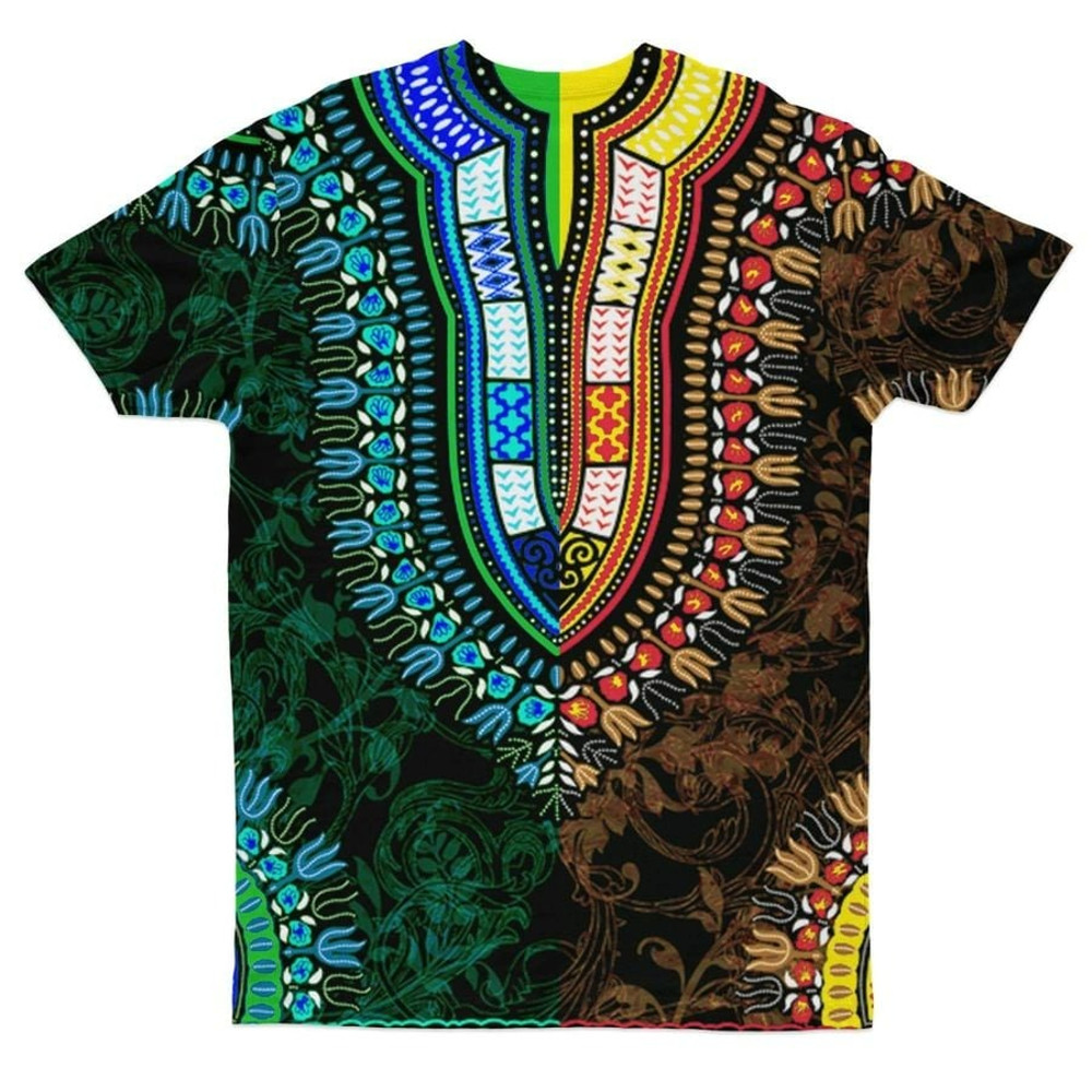 Dashiki Royal Tee, African T-shirt For Men Women