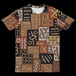 african pattern art t-shirt, african t-shirt for men women