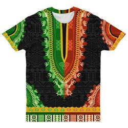 dashiki half 3 t-shirt 01, african t-shirt for men women