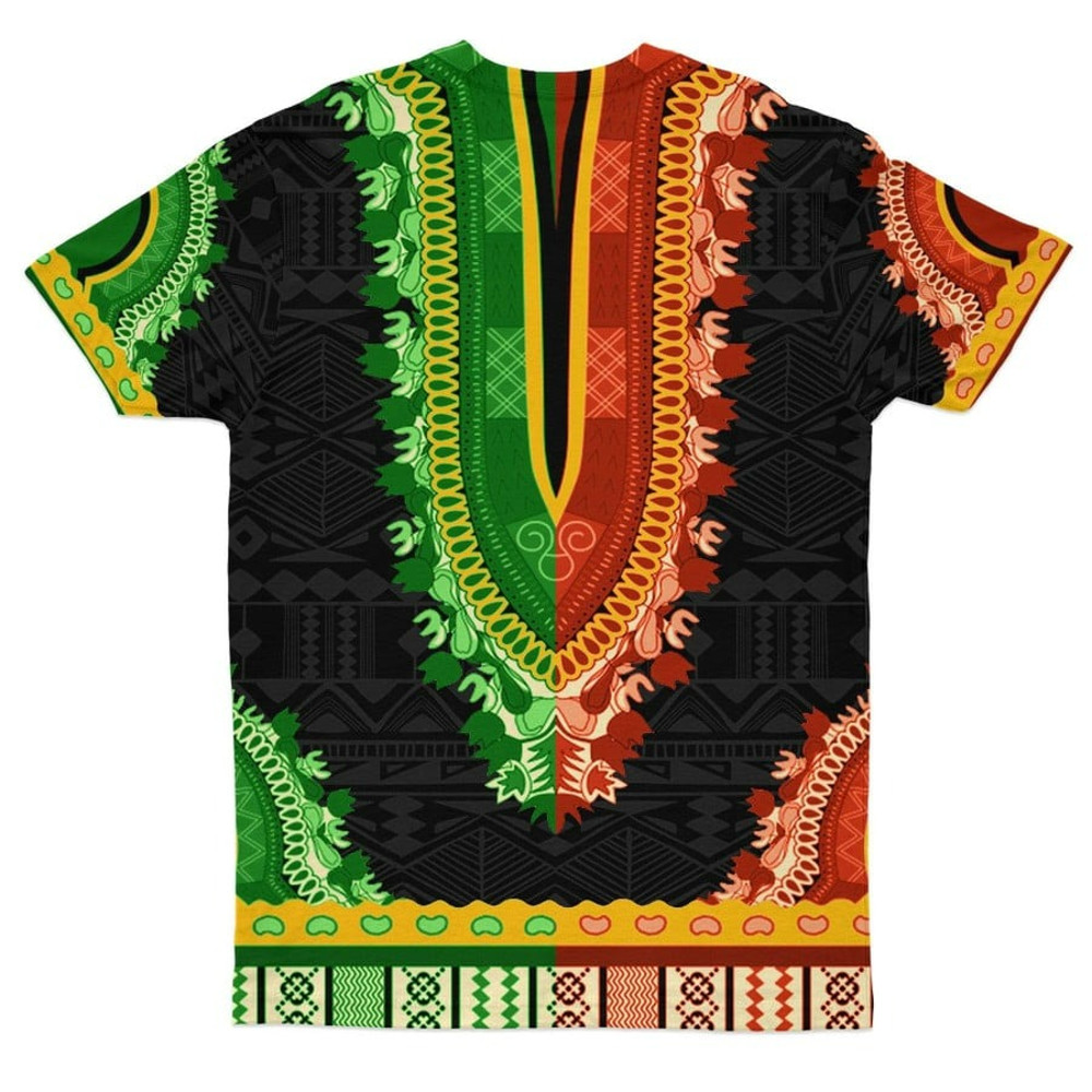 Dashiki Half 3 T-shirt 01, African T-shirt For Men Women
