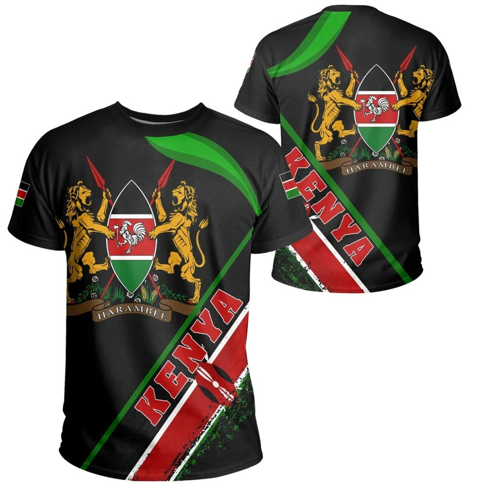 Kenya Texas Tee, African T-shirt For Men Women