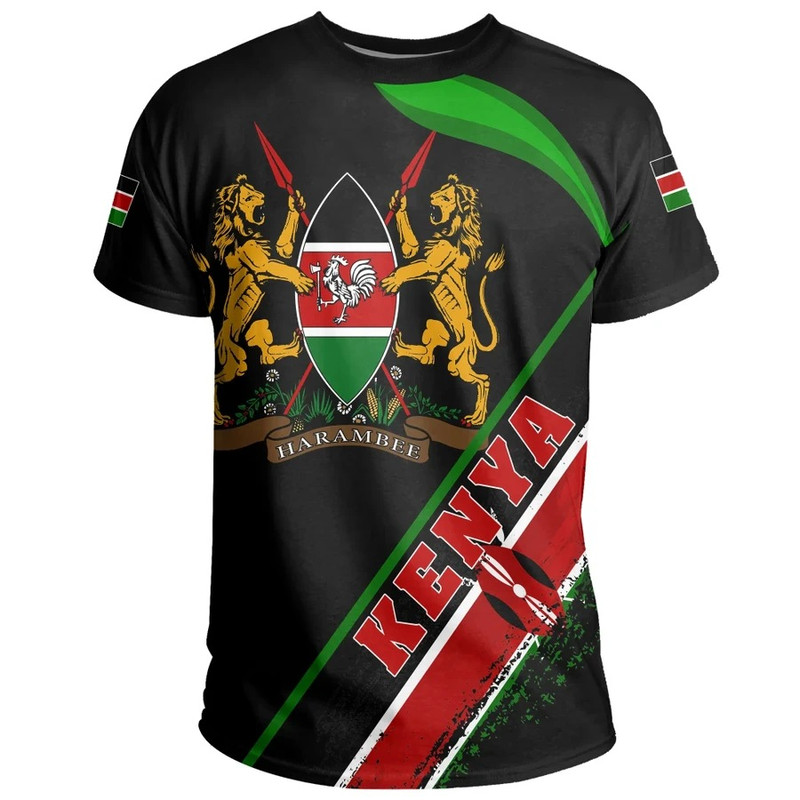 Kenya Texas Tee, African T-shirt For Men Women