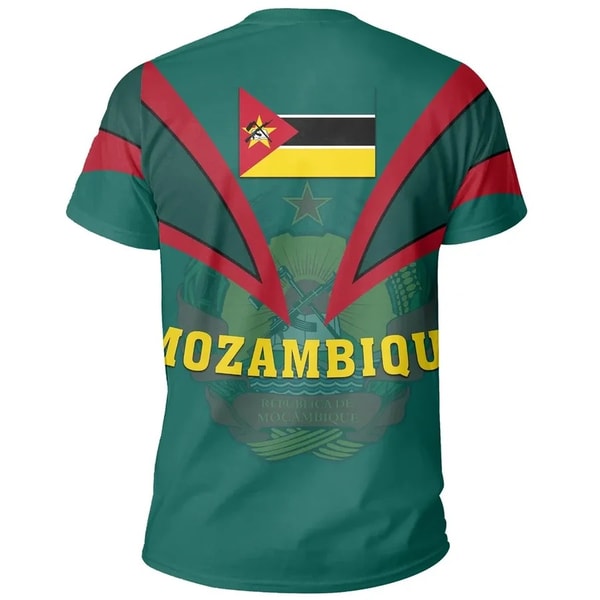Mozambique T-Shirt Tusk Style, African T-shirt For Men Women