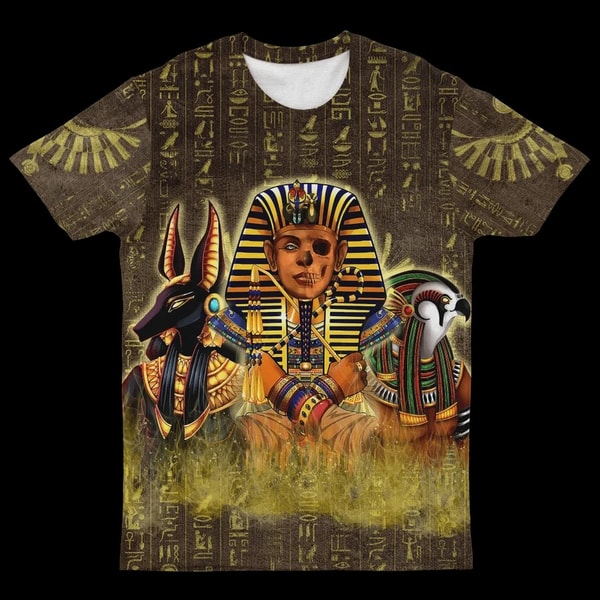 Pharaoh & Gods T-shirt 01, African T-shirt For Men Women