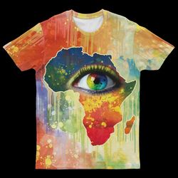 african eye t-shirt, african t-shirt for men women