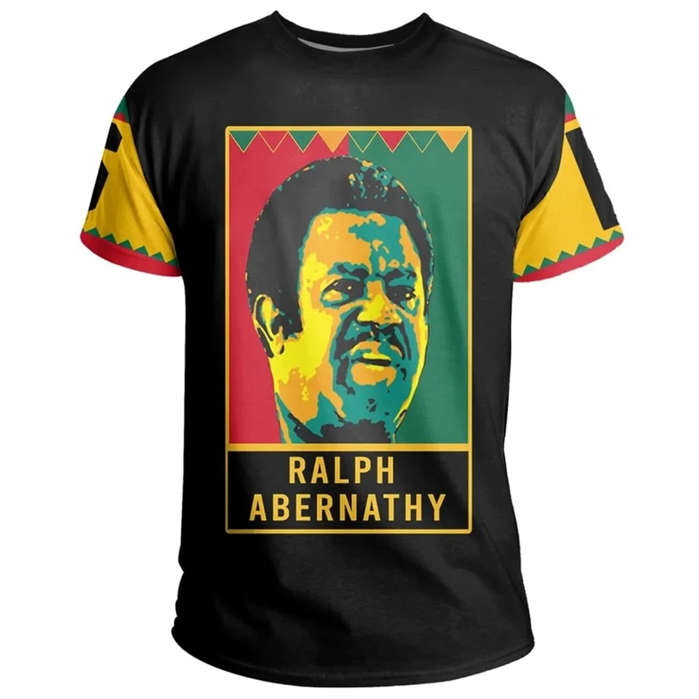Ralph Abernathy Black History Month Men Style T-Shirt, African T-shirt For Men Women