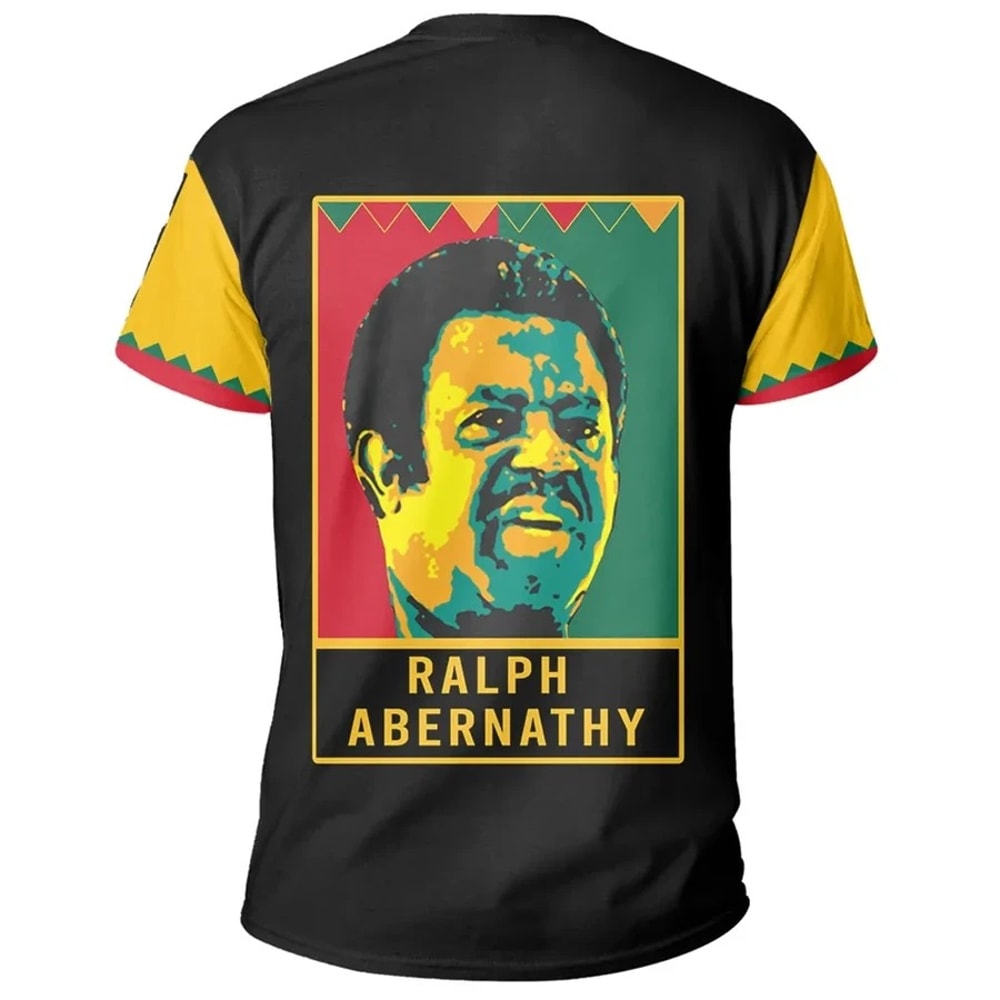 Ralph Abernathy Black History Month Men Style T-Shirt, African T-shirt For Men Women