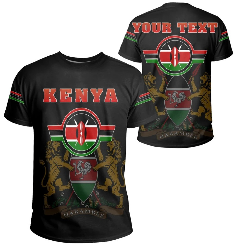 Kenya Grunge Tee, African T-shirt For Men Women