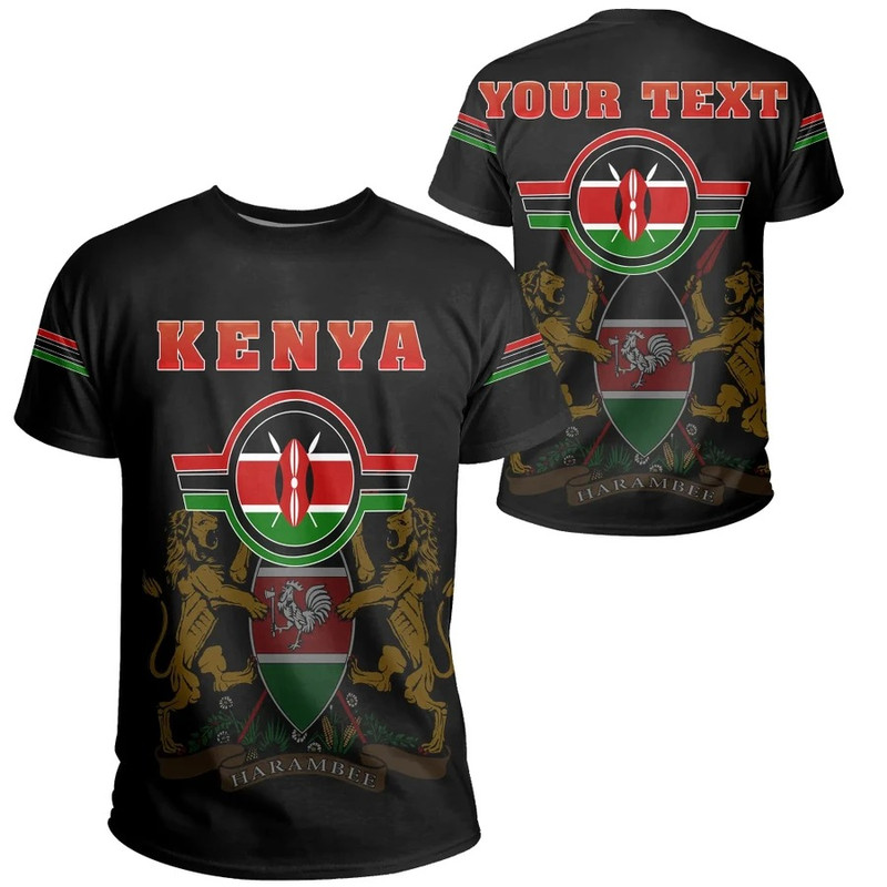 Kenya Grunge Tee, African T-shirt For Men Women