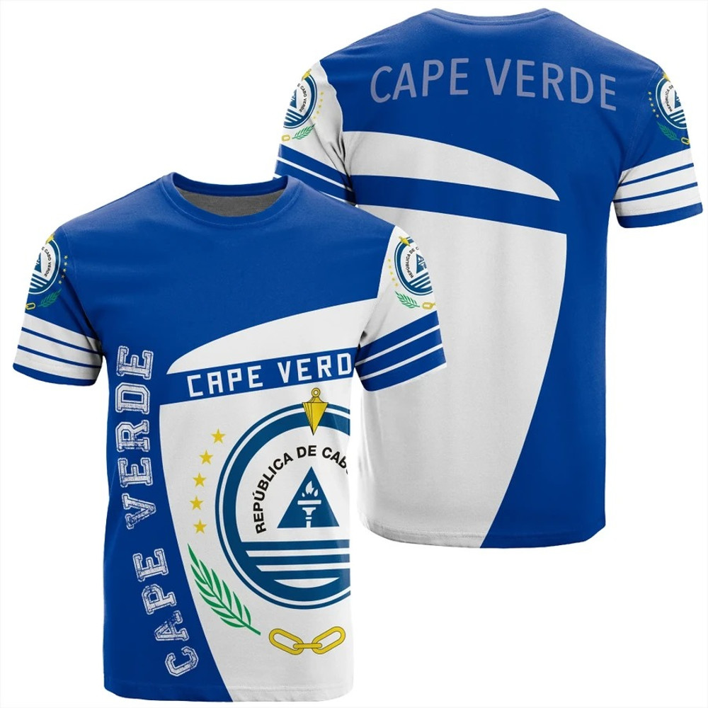 Cape Verde T-Shirt Sport Premium, African T-shirt For Men Women