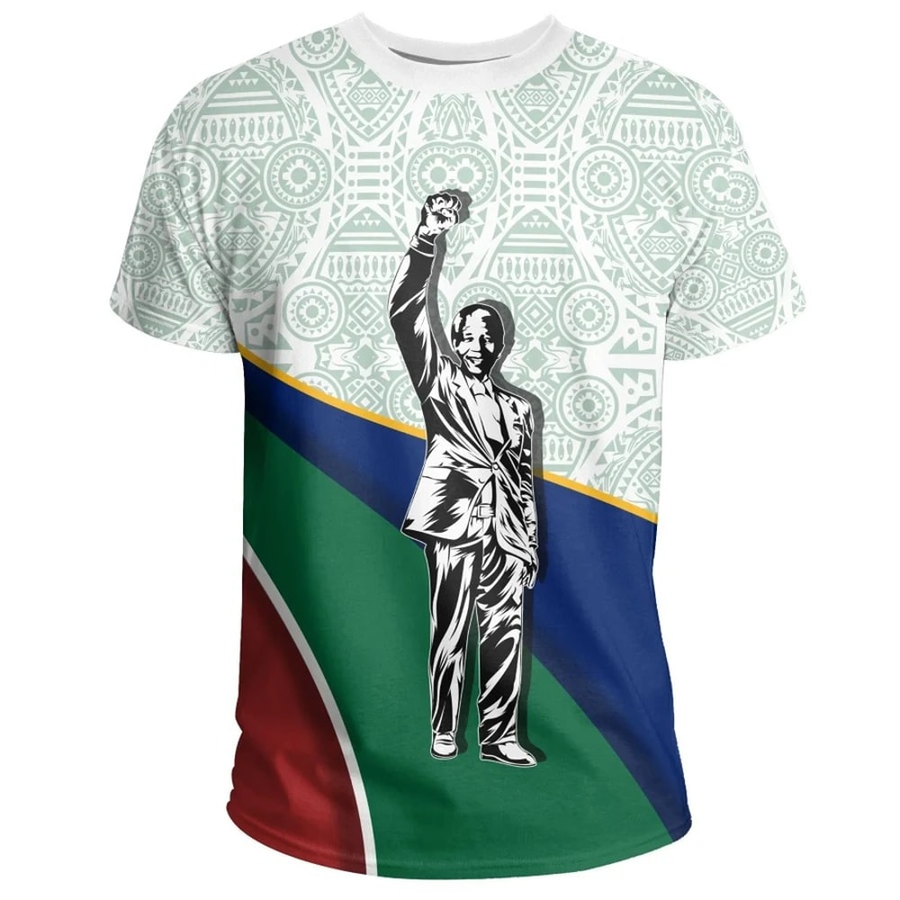 South Africa Tee Nelson Mandela Madiba, African T-shirt For Men Women