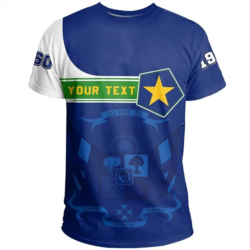 Central African Republic Tee Pentagon Style, African T-shirt For Men Women