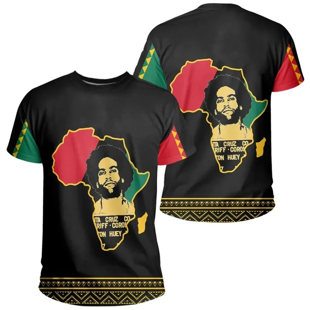 Huey P. Newton Black History Month Men T-Shirt 01, African T-shirt For Men Women
