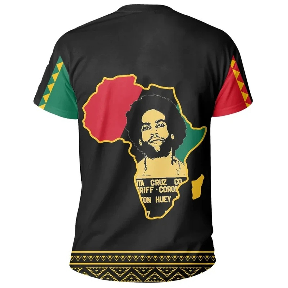 Huey P. Newton Black History Month Men T-Shirt 01, African T-shirt For Men Women