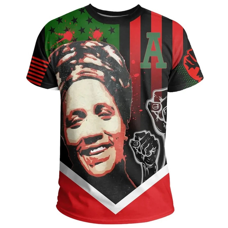 African American Flag Audre Lorde T-shirt, African T-shirt For Men Women