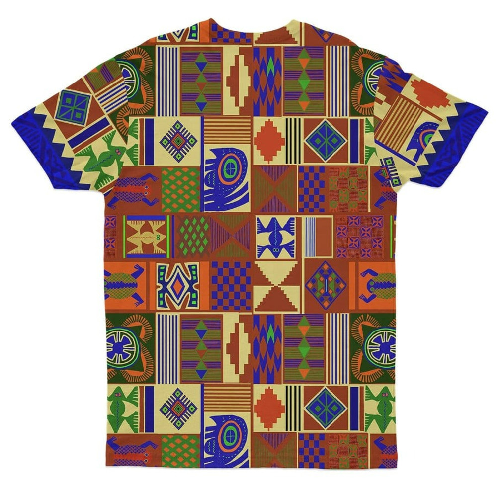 African Folk Art T-shirt, African T-shirt For Men Women