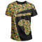 Kente Cloth - Violet Ashanti Tee - Sport Style, African T-shirt For Men Women
