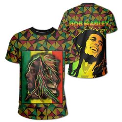 bob marley t-shirt 02, african t-shirt for men women