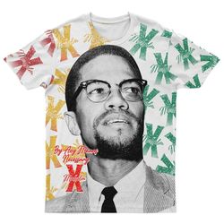 malcolm x style vintage 2 t-shirt, african t-shirt for men women