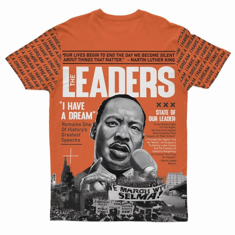 Martin Luther King Magazine Art T-shirt, African T-shirt For Men Women