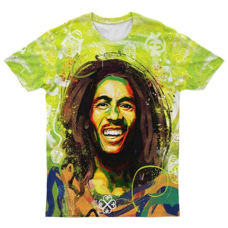 Bob Marley T-shirt 03, African T-shirt For Men Women