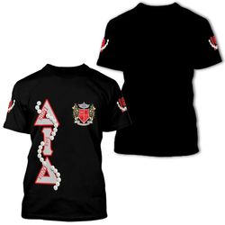 delta iota delta pearl ver.2 t-shirt, african t-shirt for men women
