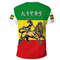Ethiopia Cloak Flag Lion King T-shirt, African T-shirt For Men Women