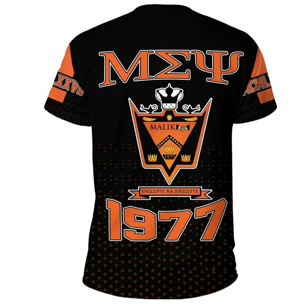 MCM Malik Sigma Psi T-shirt, African T-shirt For Men Women