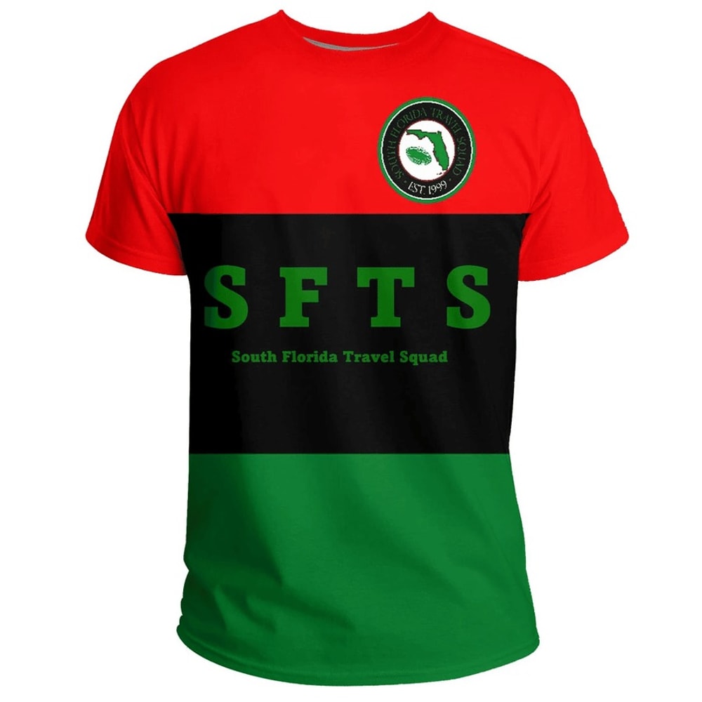 South Florida Travel Squad T-shirt, African T-shirt For Men Women