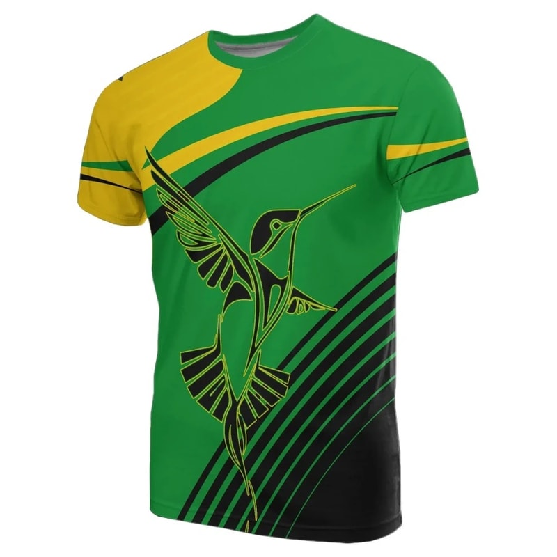 Jamaica Doctor Bird Tee Bly Style, African T-shirt For Men Women