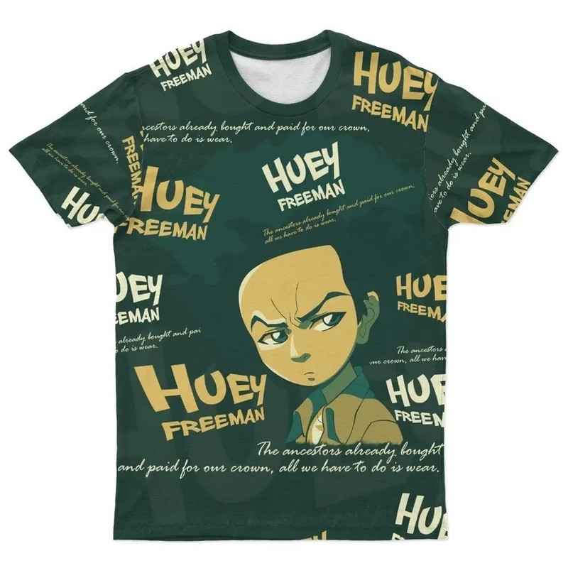 Huey Freeman T-shirt 02, African T-shirt For Men Women