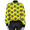 Ankara Cloth - Green Spirals Bomber Women, African Bomber Jacket For Men Women