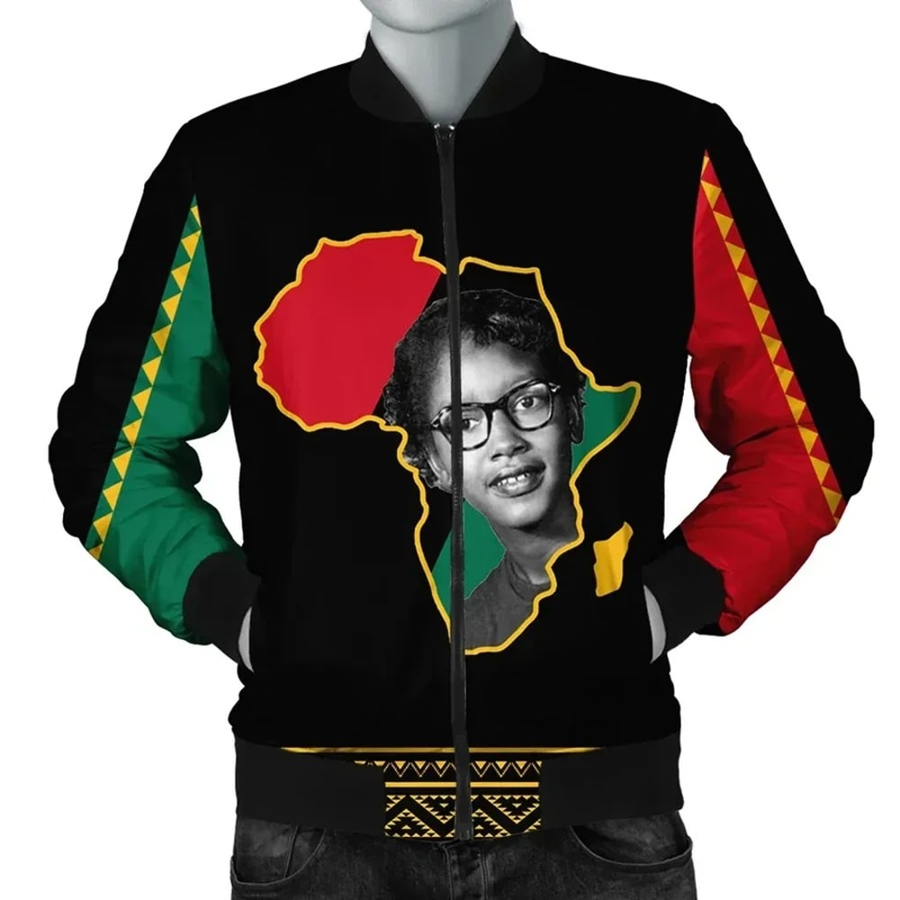 Claudette Colvin Black History Month Bomber Jacket, African Bomber Jacket For Men Women