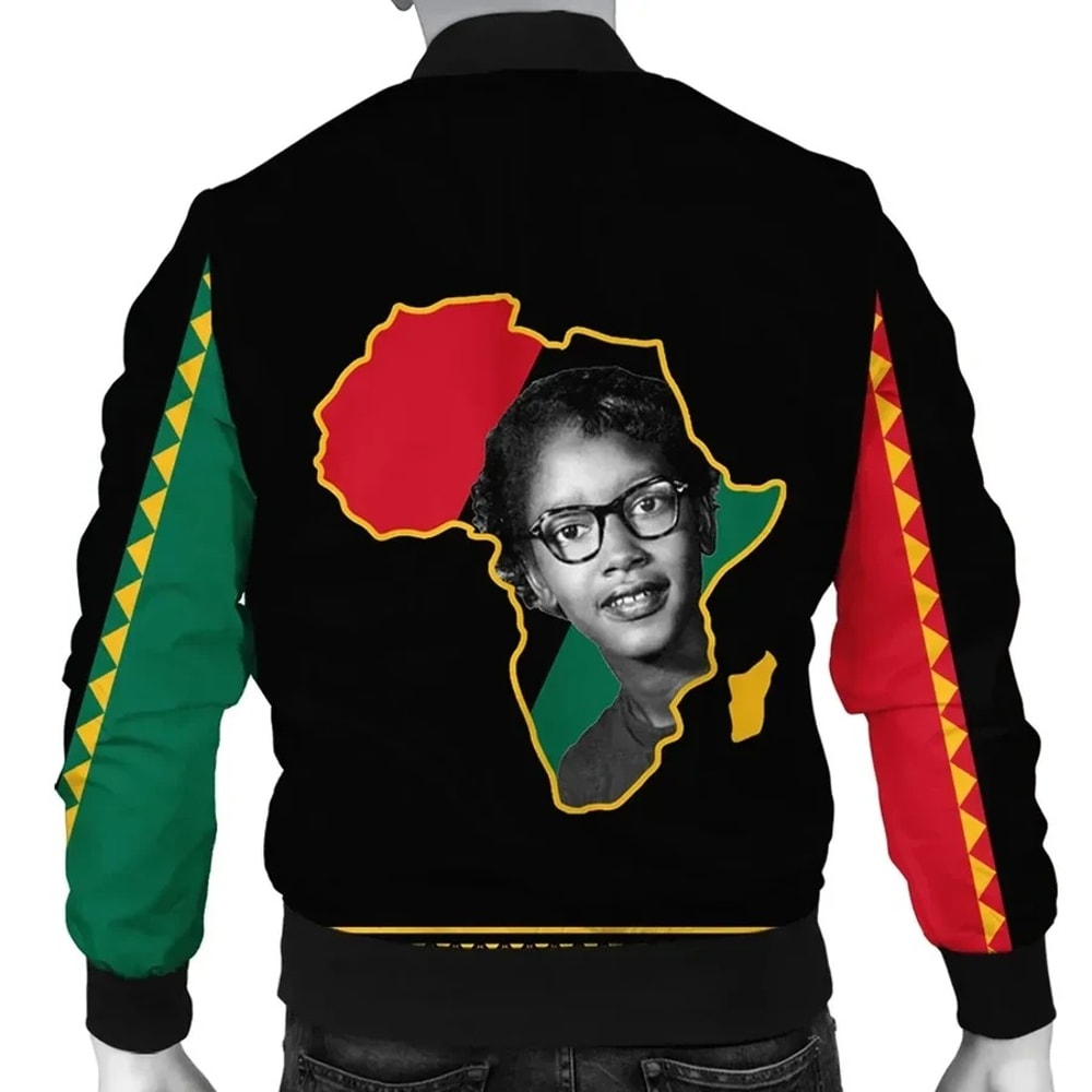 Claudette Colvin Black History Month Bomber Jacket, African Bomber Jacket For Men Women