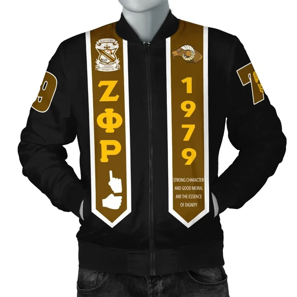 Sigma Phi Rho Bomber Jacket Graduation Stole Style, African Bomber Jacket For Men Women
