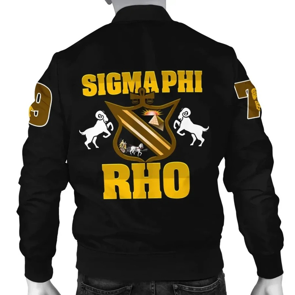 Sigma Phi Rho Bomber Jacket Graduation Stole Style, African Bomber Jacket For Men Women