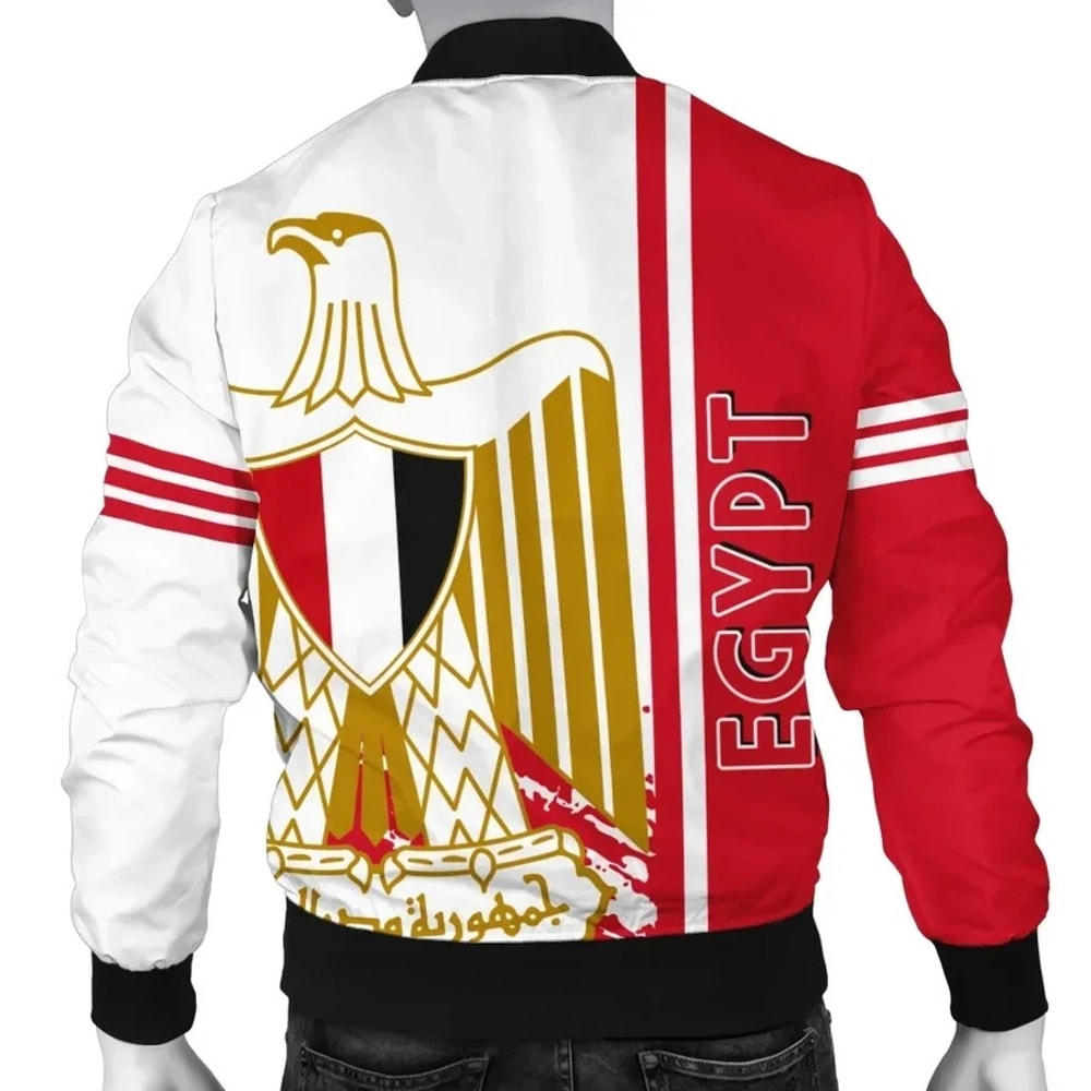 Egypt Bomber Jacket Quarter Style, African Bomber Jacket For Men Women